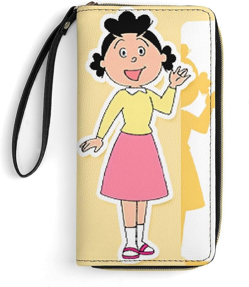 みんさん専用 Amazon | [Gekaiwengju] サザエさん 財布 長財布 大容量 耐久性